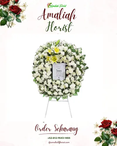 Krans Bunga Duka Cita di Sindangpakuon