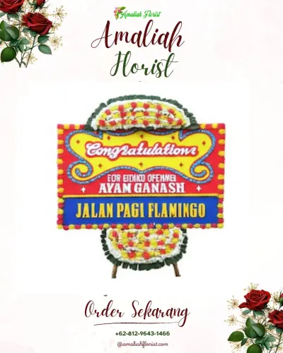 Bunga Papan Congratulation di Sindangpakuon